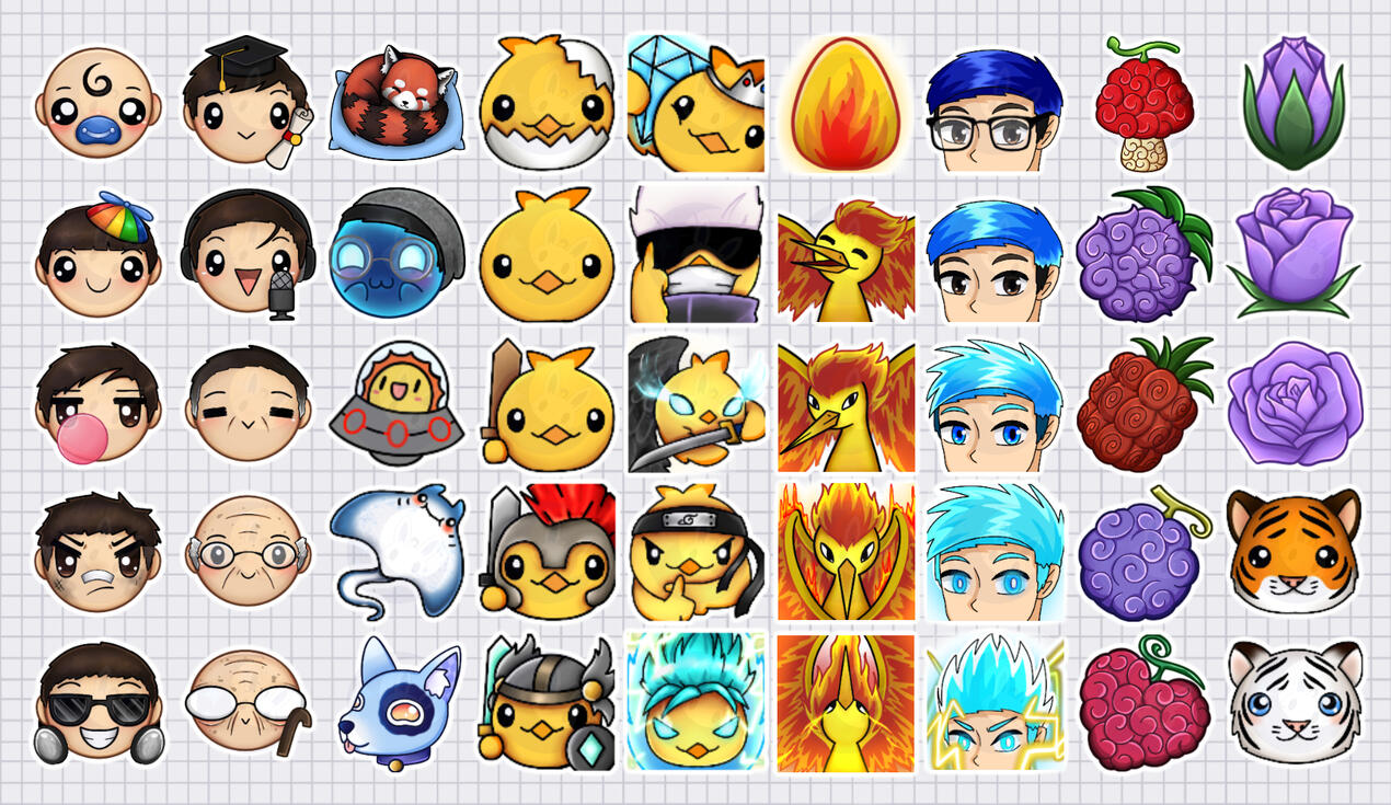 Sub Badges: 200x200px