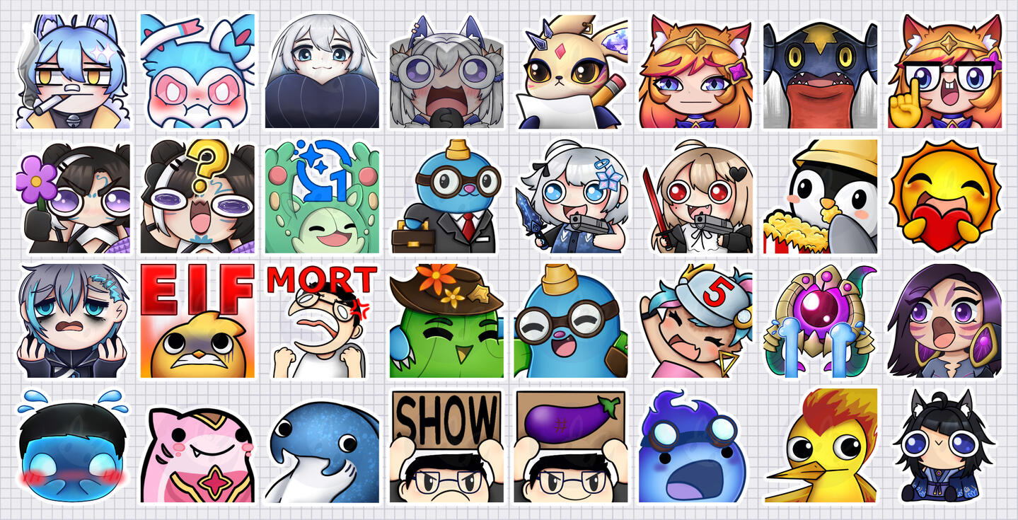 Emotes: 500x500px